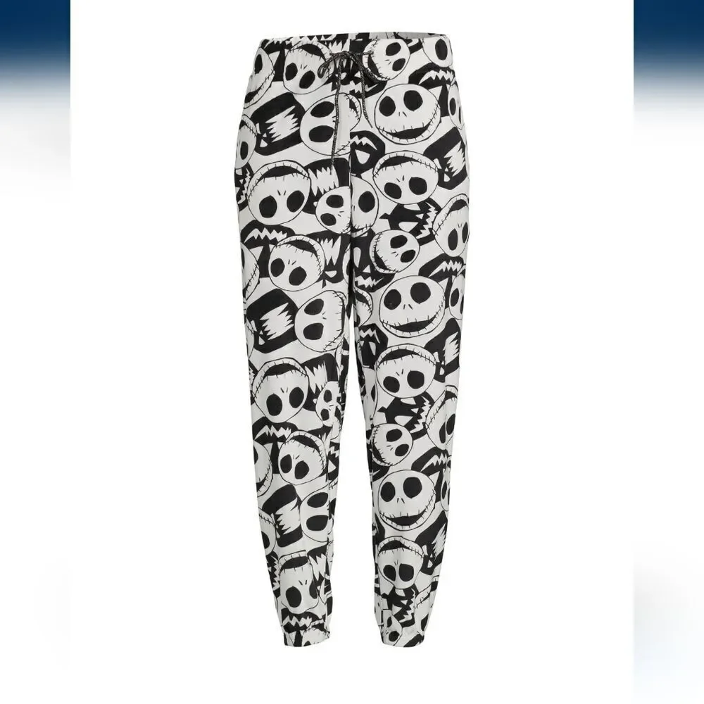 New the Nightmare Before Christmas Jack Pumpkin King Women's Sleep Jogger